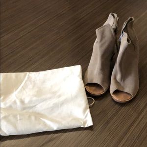 TOMS Peep Toe Booties